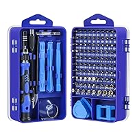 Lifegoo Precision Screwdriver Set, Upgrade 121 in 1 Magnetic Eyeglass Repair Tool Kit for iPhone/Mac/iPad/Laptop/Xbox Series/PS3/4/Nintendo Switch/Watch/PC/Camera/Electronic with Case & Magnetic Pad