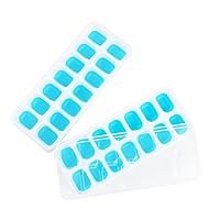 Ice Cube Tray, Easy Release Silicone and Flexible 14 Ice Cube Tray with Spill Proof Removable Lid, Ice Box for Freezer, Flexible and Odor Free, Ice Cube Tray for Drinks and Cocktails.