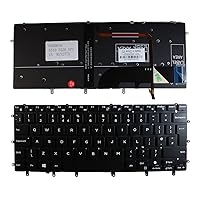 Keyboards4Laptops UK Layout Backlit Black Windows 8 Replacement Laptop Keyboard Compatible With Dell XPS 13 9360
