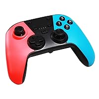 Pyle Wireless Switch Controller - High Performance Wireless Bluetooth Remote Joystick Game Controller for Switch Console - Turbo, Screenshot, Dual Vibration, RGB LED Light, 6-Axis Sensor, NFC