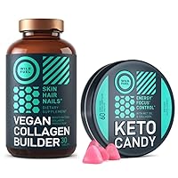 Keto Candy with MCT Oil and Collagen and Vegan Collagen Builder Bundle