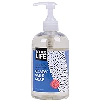 Better Life Hand and Body Soap, Clary Sage, 12 Ounces, 2424J