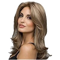 ANDONGNYWELL Half Wig,wig Stand Gift,Body Wave Wigs,Synthetic Hair Extensions