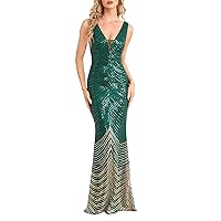 Women 2023 Summer Casual Dresses Women's Sexy Sequin Dress Wrap V Neck Ruched Bodycon Spaghetti Straps Cocktail