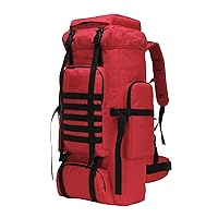 70l Hiking Backpack for Men Waterproof Military Camping Rucksack Travel Daypack