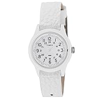 Timex Camper 29 mm White Leather Strap Watch TW2T96200