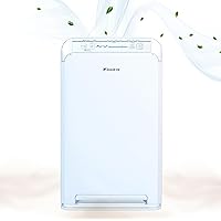 DAIKIN Room Air Purifier, HEPA Air Purifier, Air Purifier with HEPA Filter, Activated Carbon Filter, Pre-Filter and UVC LED Light, Zero Ozone Product, CARB Certified, 10.5 x 10.5 x 19.5 in (MCB50YSAU)