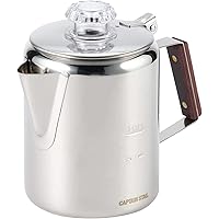 Captain Stag 18-8 Stainless Steel Percolator 3 Cup M-1225