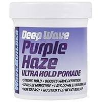 Wavebuilder Deep Wave Purple Haze Ultra Hold Pomade, 3.0 Ounce