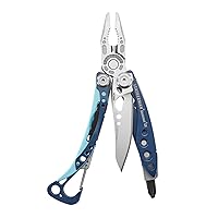 LEATHERMAN, Skeletool CX, 7-in-1 Lightweight, Minimalist Multi-Tool for Everyday Carry (EDC), Home, Garden & Outdoors, Nightshade Blue