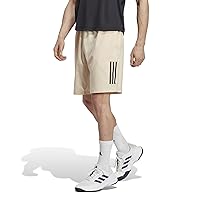 adidas Men's Standard Club 3-Stripes Tennis Shorts, Sand Strata, XX-Large 7 inches