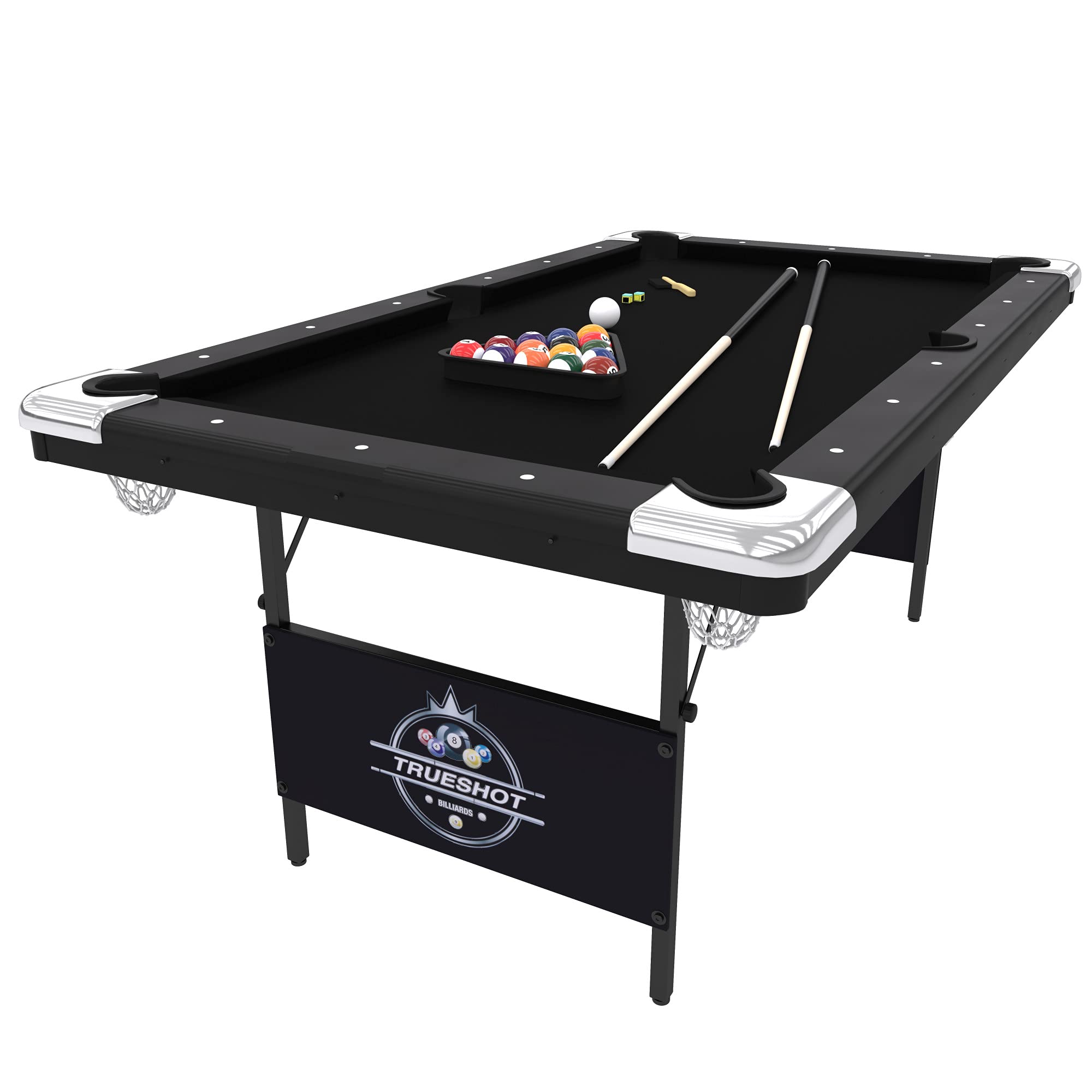 Fat Cat by GLD PRODUCTS Trueshot 6 Ft. Pool Table | Folding Legs for Storage | 64-6035 model