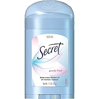 Solid Antiperspirant and Deodorant Shower, Powder Fresh, 1.7 Ounce