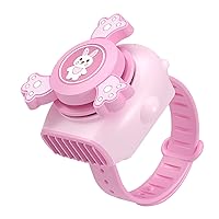Small Watch Fan Rechargeable Portable Fan Mini Watch Fan USB Charging Cartoon Watch Fan Repellents For Children Cartoon Watch Fan