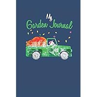 My Garden Journal: Lined, empty notebook or journal for garden friends - 6x9 inch, 110 pages
