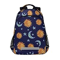 ALAZA Crescent Moon Sun Stars Backpack Purse for Women Men Personalized Laptop Notebook Tablet School Bag Stylish Casual Daypack, 13 14 15.6 inch