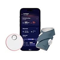 Dream Sock® - FDA-Cleared Smart Baby Monitor - Track Live Pulse (Heart) Rate, Oxygen In Infants - Receive Notifications - Bedtime Blue