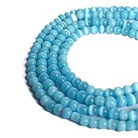 Turquoise Strand Approx 80.00 Ct Blue Turquoise Loose Round Beads Strand 16