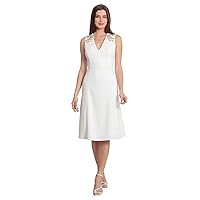 Maggy London Women's Scuba Crepe Fit and Flare Event Occasion Party Guest of