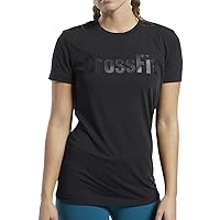 Reebok Women's Crossfit Read Tee Short0Sleeved T-Shirt (Pack of 1)
