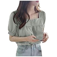 White Shirts for Women Long Sleeve Button Up Womens Sleeveless T Shirts Plus Size