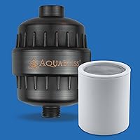 AquaBliss SF100-ORB Revitalizing Shower Filter w/ 1 Replaceable Multi-Stage Filter Cartridge Inside - Plus 1 Extra SFC100 Filter Cartridges (Exclusive Bundle)