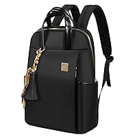 Kamlui Laptop Backpack Purse 17 inches 17.3 for Women Black Large Capacity Big Travel Case Computer Bag
