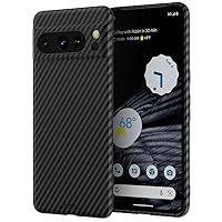 X-level Google Pixel 8 Pro Case, Flexible Carbon Fiber Shockproof Protective Cases Thin Slim Phone Cover for Google Pixel 8 Pro 2023 (Black)