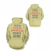 Hoodies With Your Own Design Text Logo Photo Name, Add Your Image Picture Personalized Sweatshirt Hoodies