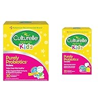 Culturelle Kids Daily Probiotic Supplement & Kids Chewable Daily Probiotic for Kids, Ages 3+, 30 Count