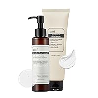 DearKlairs] Gentle Black Deep Cleansing Oil + Facial Cleanser Set, Vegan Black Bean, Non-Irritating, Sensitive Skin Friendly