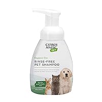 Citrus Magic Pet Rinse-Free Pet Shampoo, 8-Fluid Ounce