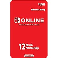 Nintendo Switch Online 12-Month Individual Membership [Digital Code] Nintendo Switch Online 12-Month Individual Membership [Digital Code] Nintendo Switch Digital Code