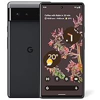 Google Pixel 6 – 5G Android Phone - Unlocked Smartphone with Wide and Ultrawide Lens - 128GB - Stormy Black (Renewed)