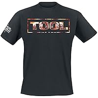 Tool Men's Parabola Logo (Back & Sleeve Print) T-Shirt Black