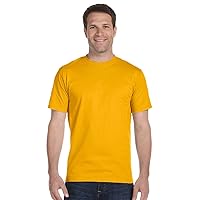 Gildan Mens DryBlend 50 Cotton/50 Poly T-Shirt, 2XL, Gold
