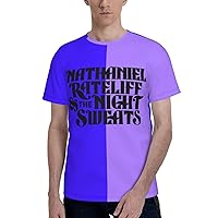 Nathaniel Rateliff Logo Band T Shirt Man's Fashion Short Sleeve Tops Summer Casual Tee