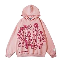 Aelfric Eden Mens Graphic Hoodies Y2k Hoodies Oversized Streetwear Hoodie Sweatshirt Casual Harajuku Hooded Pullover