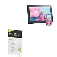 BoxWave Screen Protector Compatible With Bsimb 17 in 32 gb Extra large wifi digital Picture Frame - ClearTouch GermBlock (2-Pack), Screen Protector Block Germs Film Clear