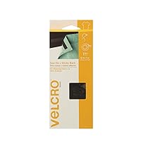 VELCRO Brand Home Décor Combination of Sew On Loop and Adhesive Backed Hook Tapes, 6' x 1