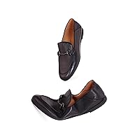 Women's Leather Loafer,Casual Ballet Loafers Shoes,Sleek Loafers Slip on Shoes for Women,Soft Comfort Ballerina Flat Shoes for Ladies Fashion