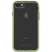 LifeProof SLAM SERIES Case for iPhone SE (3rd and 2nd gen) and iPhone 8/7 - Retail Packaging - NIGHT FLASH (CLEAR/LIME/BLACK)