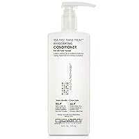 GIOVANNI Tea Tree Triple Treat Invigorating Conditioner - Cooling Peppermint, Eucalyptus, Rosemary, Helps Dry Flaking Scalp, Paraben Free, Helps to Moisturize, Smooth & Detangle - 24 oz (1 Pack)