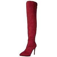 Jessica Simpson Women's Vallrie Faux Suede Stiletto Heel Over the Knee Boot
