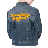 Sunshine Squad Kids' Denim Jacket - Sunshine Present - Sunshine Lover Stuff