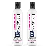 THERAPLEX ClearLotion Body Moisturizer (8 Fl. Oz) Non-Comedogenic Hypoallergenic, Dermatologist-Recommended, after Shower Oil - National Eczema Association Seal of Acceptance - Pack of 2