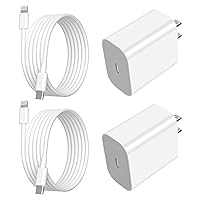 iPhone 14 Fast Charger,【Apple MFi Certified】 2Pack Type C Fast Charging Block with 6FT USB C to Lightning Cable Compatible with iPhone 14 Pro Max/14 Pro/13 Pro Max/13 Pro/13/12 ProMax/11/XS/XR/X,iPad