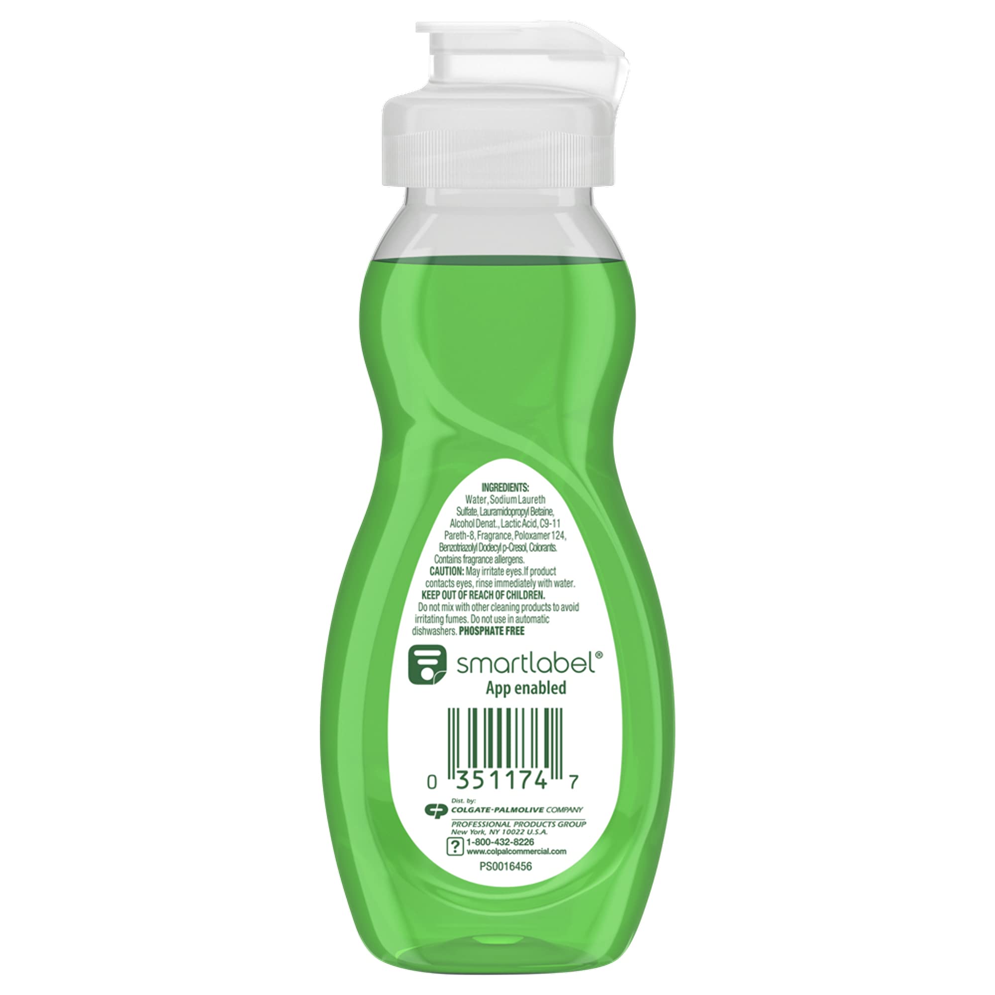 PALMOLIVE Dishwashing Liquid, Travel Dish Soap, Original Scent, Green, 3 Fluid Ounce Bottle (Case of 72) - Total of 216 Fluid Ounces - Dishwashing Liquid - Kitchen Soap & Cleaning Supplies
