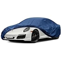 Heavyweight Waterproof Car Cover Custom Fit Porsche 911 991 992 996 997 Targa Carrera S (1997-2024), Full Exterior Cover with Breathable Vent Outdoor Sun Rain Dust Snow All Weather Protection.