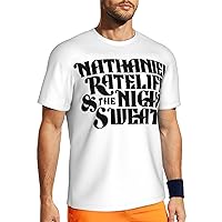 T Shirt Nathaniel Rateliff Logo Men's Fashion Sports Shirts Summer Round Neck Short Sleeves Tee